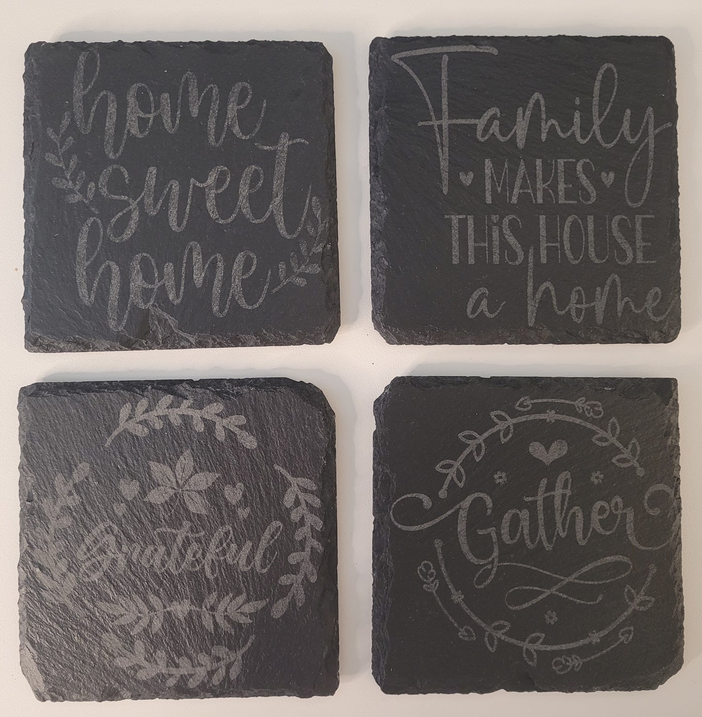 Customized slate coaster